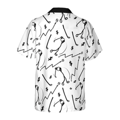 Golf Market Icons Hawaiian Shirt - Hyperfavor