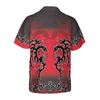 Red Tribal Dragon Hawaiian Shirt - Hyperfavor
