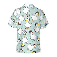 Duck With Little Red Hat Hawaiian Shirt - Hyperfavor