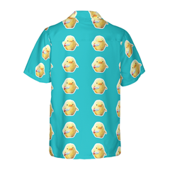 Funny Duck With Knife Hawaiian Shirt - Hyperfavor