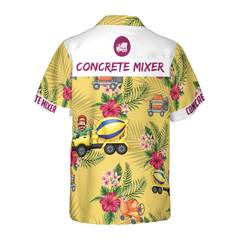CONCRETE MIXER Hawaiian Shirt - Hyperfavor