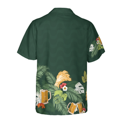 Beer never broke my heart Hawaiian Shirt For Men, Beer Lovers Aloha Shirts, International Beer Day Shirt - Hyperfavor