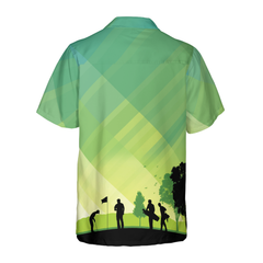Golf Stock Illustration V2 Hawaiian Shirt - Hyperfavor