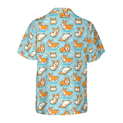 Corgis Life Shirt For Men Hawaiian Shirt - Hyperfavor
