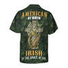 Irish By The Grace Of God Shamrock Hawaiian Shirt - Hyperfavor