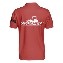 Bruening Crushers Bowling Team Custom Polo Shirt - Hyperfavor