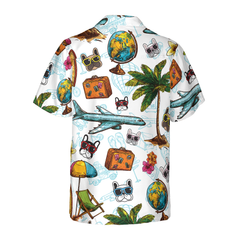 French Bulldog Sunglasses Aloha Hawaiian Shirt - Hyperfavor