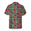 Retro Pineapple Skull Pattern Hawaiian Shirt - Hyperfavor