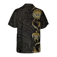 In The Ocean Polynesian Pattern Hawaiian Shirt - Hyperfavor