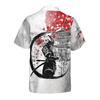 Samurai Skull Warrior Hawaiian Shirt - Hyperfavor