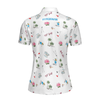 Hyperfavor Golf With Golf Equipments In Summer Vibe Short Sleeve Women Polo Shirt, Gift Idea For Female Golfers - Hyperfavor