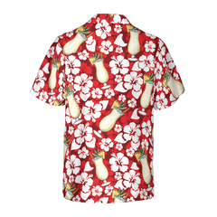 Pina Colada Cocktail Pattern Hawaiian Shirt - Hyperfavor