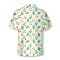 Green Sea Turtle Hawaiian Shirt - Hyperfavor