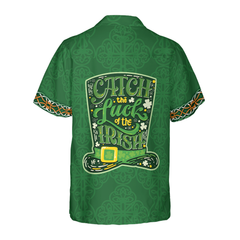 Shamrock And Green Hat Ireland Hawaiian Shirt - Hyperfavor
