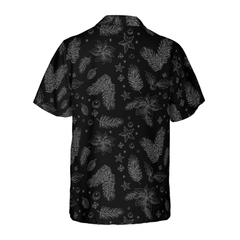 Hyperfavor Christmas Hawaiian Shirts, Chritmas USA Flag Pattern Shirt Short Sleeve, Christmas Shirt Idea Gift For Men And Women - Hyperfavor