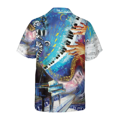 Where Words Fail Piano Speaks Hawaiian Shirt - Hyperfavor