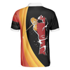 German Flag Golf Art Short Sleeve All Over Print Polo Shirt, Golfing Polo Shirt, Best Golf Shirt For Men - Hyperfavor