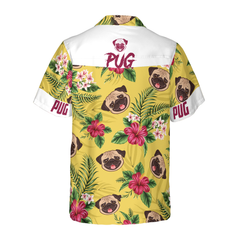 Pug Personalized Photo Custom Hawaiian Shirt - Hyperfavor