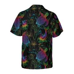 Koi, Lotus And Turtle Hawaiian Shirt - Hyperfavor