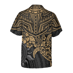 Polynesian Maori Sea Turtle Hawaiian Shirt - Hyperfavor