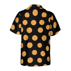 Binance Coin Logo Pattern Art Hawaiian Shirt - Hyperfavor