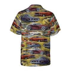 Retro Hot Rod Hawaiian Shirt - Hyperfavor