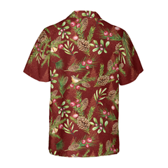 Hyperfavor Santa Santa Riding Sleigh 2 Pattern Hawaiian shirt, Christmas Shirts Short Sleeve Button Down Shirt For Men And Women - Hyperfavor