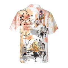 Piano The Sound Of Life Custom Hawaiian Shirt - Hyperfavor