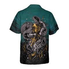 Underwater Scuba Diving Hawaiian Shirt - Hyperfavor