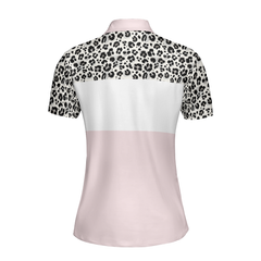 Plan For Bowling Short Sleeve Women Polo Shirt, Leopard Pattern Polo Shirt For Ladies, Best Bowling Gift For Female - Hyperfavor