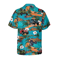 Jeep Car Retro Summer Hawaiian Shirt - Hyperfavor
