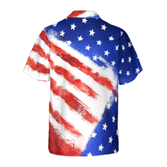 American Flag Hawaiin Shirt For Men - Hyperfavor