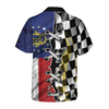 Georgia Racing Flag Hawaiian Shirt - Hyperfavor