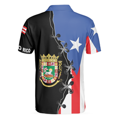 Puerto Rico Polo Shirt, Puerto Rico Flag Polo Shirt Design For Adults, Best American Fans Gift Idea - Hyperfavor