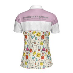 Chemistry Teacher Short Sleeve Women Polo Shirt - Hyperfavor