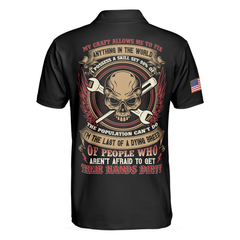 Technician My Craft Allows Me To Fix Anything Polo Shirt, Skull American Flag Polo Shirt, Best Technician Shirt For Men - Hyperfavor