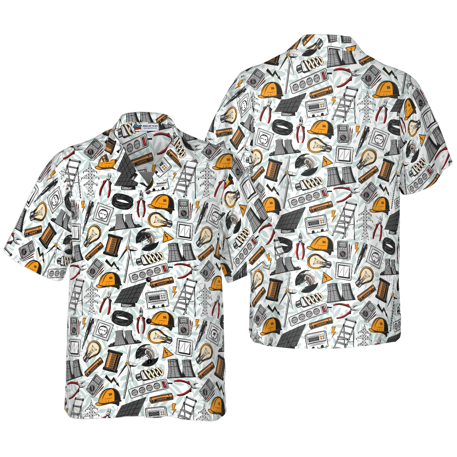 Electrical Tools Hawaiian Shirt - Hyperfavor