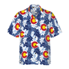 Colorado Flag Seamless Pattern USA Hawaiian Shirt - Hyperfavor