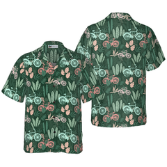 Cycling Tropical Hawaiian Shirt - Hyperfavor