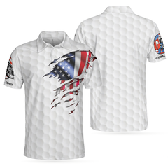 GE Golf American Flag Polo Shirt - Hyperfavor