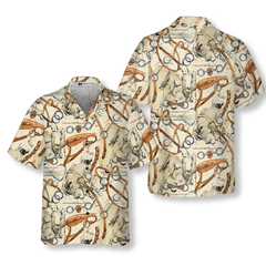 Horse Watercolor Shirt For Men Hawaiian Shirt - Hyperfavor