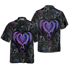 Gothic Dragon Lover Hawaiian Shirt - Hyperfavor