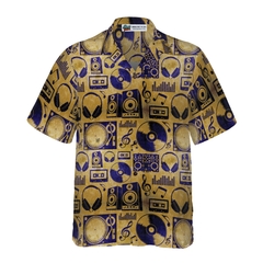 Music DJ Vintage Hawaiian Shirt - Hyperfavor