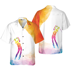 Creative Silhouette Of Golf Player Hawaiian Shirt - Hyperfavor