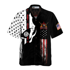 Skull Billiards Pool Hawaiian Shirt - Hyperfavor