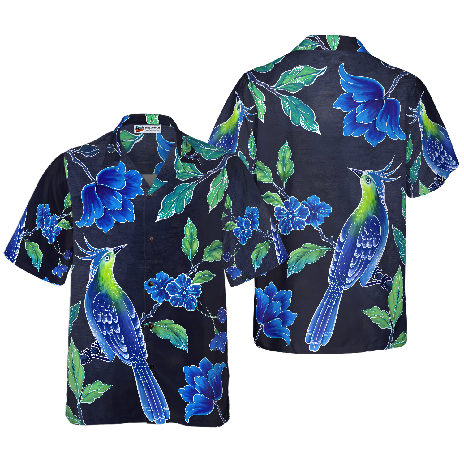 Oriental Songbird Hawaiian Shirt - Hyperfavor