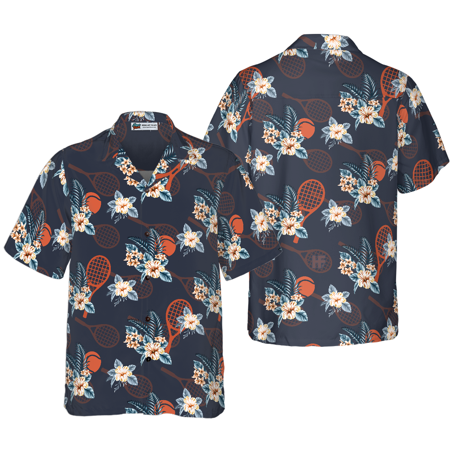 Tropical Tennis 4 Hawaiian Shirt - Hyperfavor