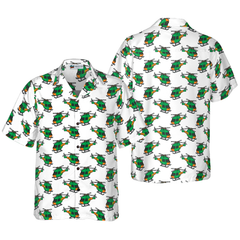 Helicopter Green Hawaiian Shirt - Hyperfavor