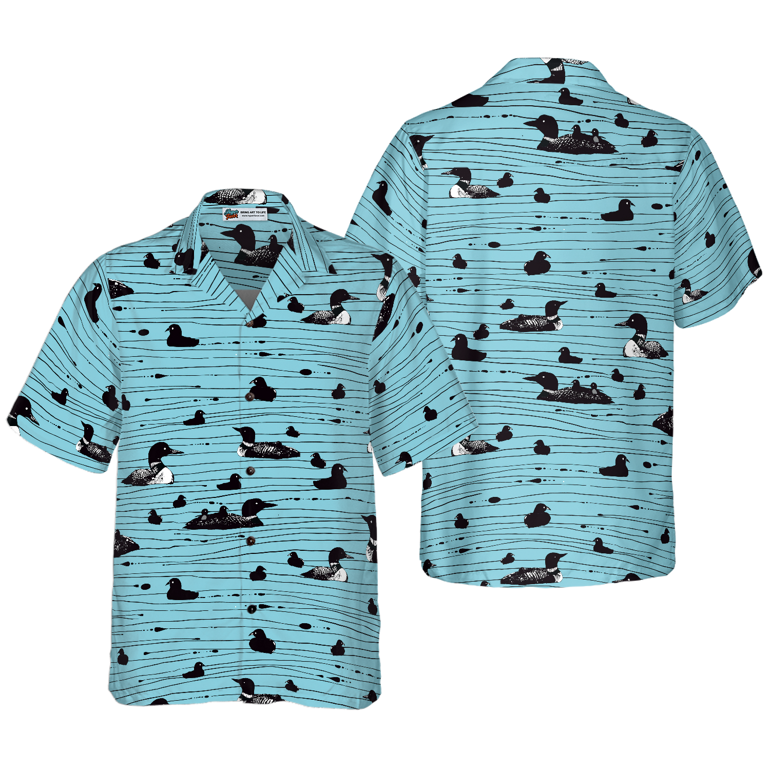 Duck Pattern Hawaiian Shirt - Hyperfavor