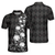 Elegant Argyle Pattern And Skull Golf Lover Polo Shirt, Black Skull Golf Shirt For Men - Hyperfavor